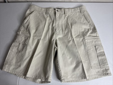 Men's VTG LEVIS SILVERTAB Beige Cargo Baggy 90s Y2K Chino Shorts Size 38