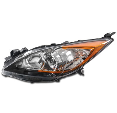 For 2010-2013 Mazda 3 Mazda3 Halogen Chrome Projector Headlight