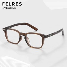 TR90 Anti Blue Light Square Eyeglasses Men Women Fashion Clear Lens Glasses Hot