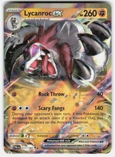 Lycanroc ex Holo Double Rare SV02: Paldea Evolved 117/193 NM A055