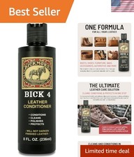 Bick 4 Leather Conditioner 8 oz - Cleaner  Protector for Fine Leather