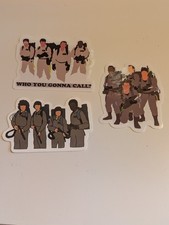Ghostbusters Team - Stickers - Decals - New - Lot Of 3