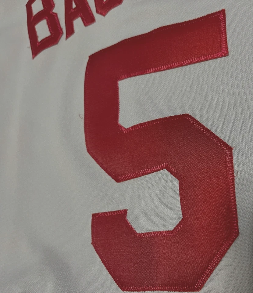 Camiseta deportiva de béisbol Jeff Bagwell 5 Houston Astros para hombre gris con botones L majestuosa Foto 3 de 4