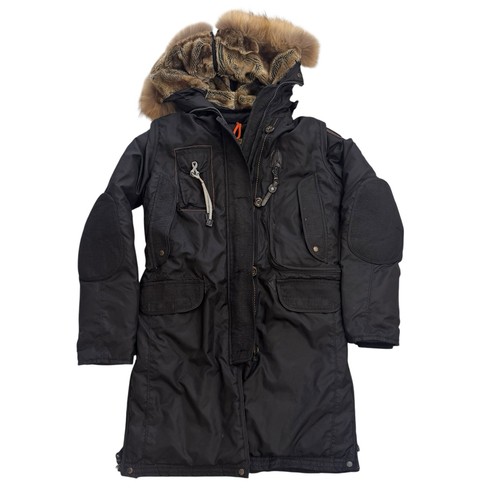 Parajumpers Masterpiece coat Goose Down Parka Jacket Black Women's Size XS