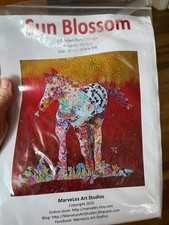 MarveLes Art Studios Kwiat słońca Malowany kolaż kucyka Wzór kołdry