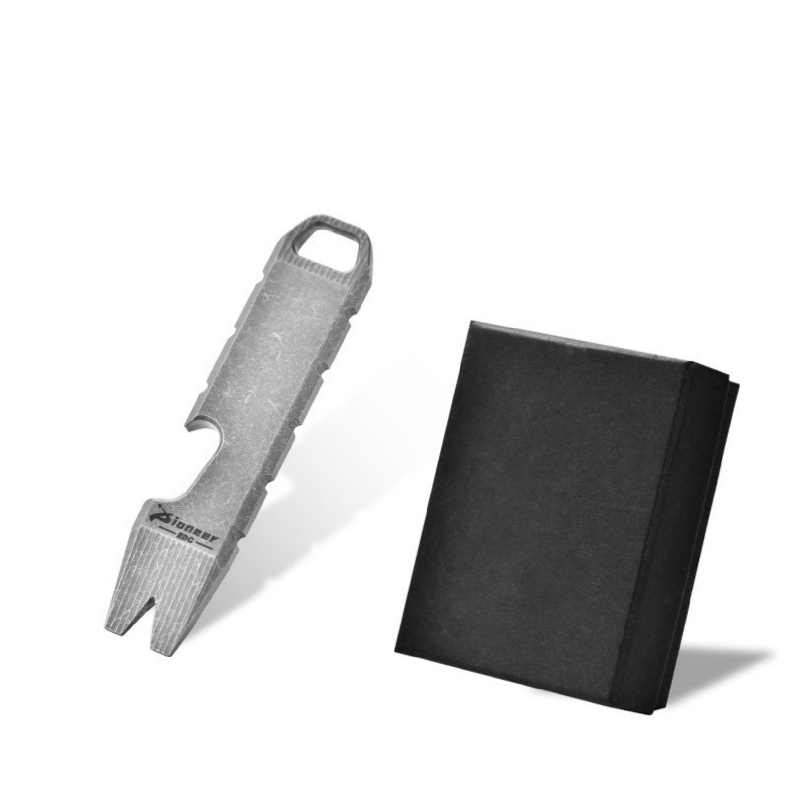 Mini EDC Pry Bar Multi-Tool Bottle Opener Keychain Tool Titanium Alloy