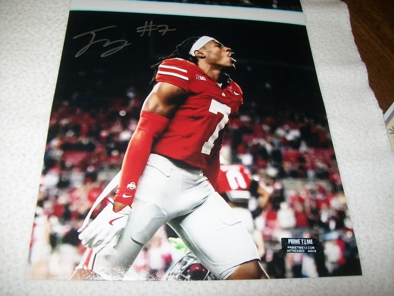 JERMAINE MATHEWS JR. AUTO SIGNED AUTOGRAPH 8X10 PHOTO OHIO STATE BUCKEYES #1
