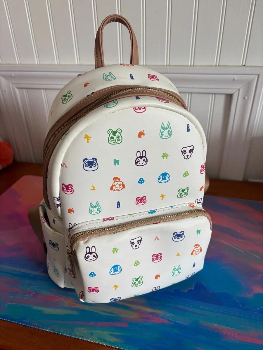 controller gear nintendo animal crossing faux leather mini backpack - Small Bookbag Travel Bag for Console & Accessories Amazon.com: Controller Gear Animal Crossing