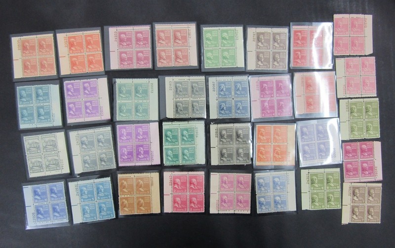 nystamps US Plate Block Stamp # 803//831 Mint OG NH / Light H     L10x3136