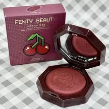 Fenty Beauty Hot Cheeks Velour Blushlighter Cherry Pop Ltd Ed ••NEW IN BOX••🎁