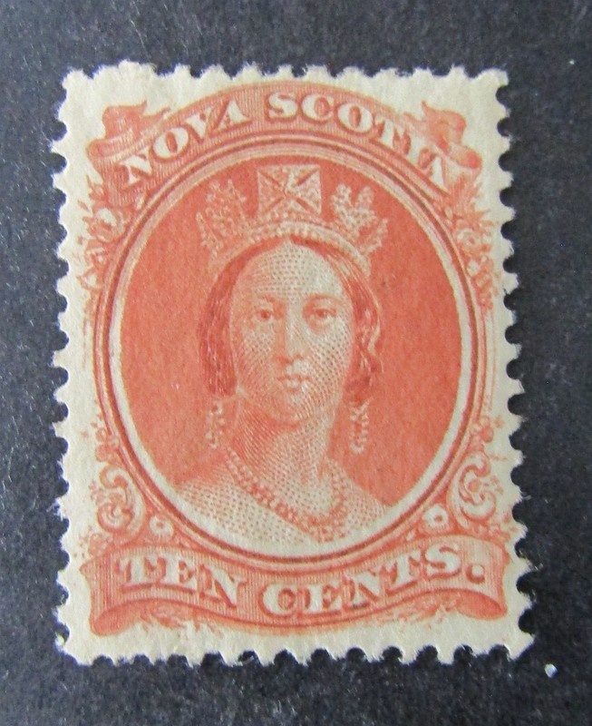 nystamps Canada Nova Scotia Stamp # 12 Mint OG H VF   U26x470
