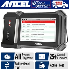 Ancel V6 Plus+ BT Car All System Bidirectional Diagnostic Scanner Key Coding