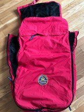 Mobile Moms Toastie Toddler Couture Red Fleece Footmuff, Warm Lining, Zipper