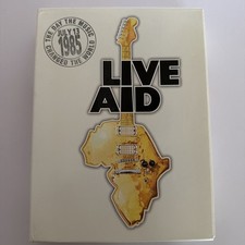 Live Aid: Feed the World  1985 Concert DVD 2004 Complete with Manual 4 Disc Set
