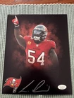 Lavonte David Tampa Bay Buccaneers Signed Autograph 8x10 Photo JSA COA Hologram
