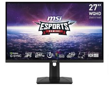 MSI G274QPX 27" 240Hz 2560 x 1440 WQHD Gaming Monitor - Black G-SYNC 