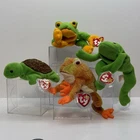 Ty Beanie Baby Lot Frogs & Turtle Smoochy Legs Prince & Speedy Vtg MWMT Retired