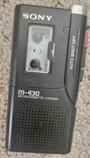 Sony M-430 Micro Cassette Tape Recorder M430 Powers On, Does Not Work
