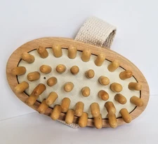 Wooden Massage Hand Held Boby Brush for Cellulite & Improve  Circulation