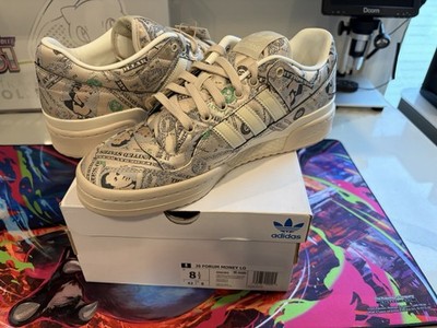 adidas Jeremy Scott JS Forum Money Lo GX6393 Satin Money Beige Green Men's Snea 