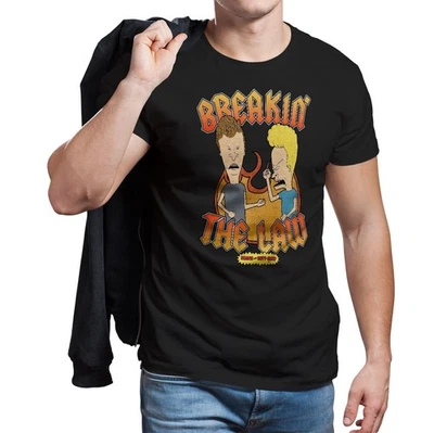 Offiziell Lizenziertes Beavis Und Butt-Head - Breakin' The Law Herren T-Shirt - Bild 1 von 2