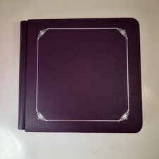 Creative Memories NEW Scrapbook 7 x 7 Sentiments Plum Purple Factory Sealed