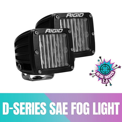 #ad #ad NIB Rigid 504813 D Series SAE Fog Light Set of 2 $351.00