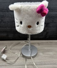 Hello Kitty Plush Shade Stick Lamp, White and...