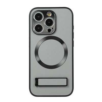Luxury Magnetic Case For iPhone 16 Pro Max 15 14 13 Cover with Shockproof Stand