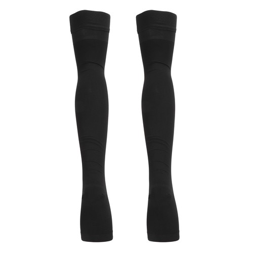 Open Toe Compression Socks Class II Black 23 To 32mmHg Elastic Support Stockings - Picture 1 of 24