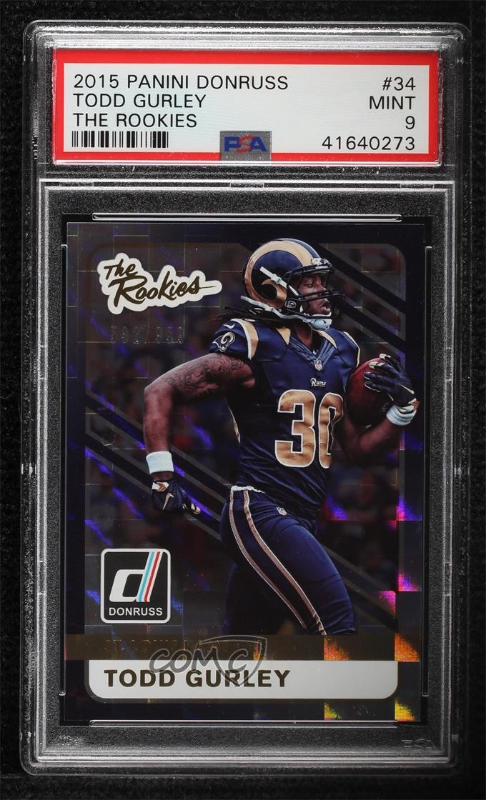 2015 Panini PANINI DONRUSS THE ROOKIES #34 Todd Gurley front
