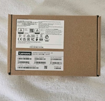 NEW Lenovo ThinkPad Universal USB-C Dock 40AY0090US - Dual/Triple 4K Display
