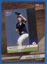 2019 Topps Series 1 2018 Topps Now Review #TN-1 Aaron Judge New York Yankees