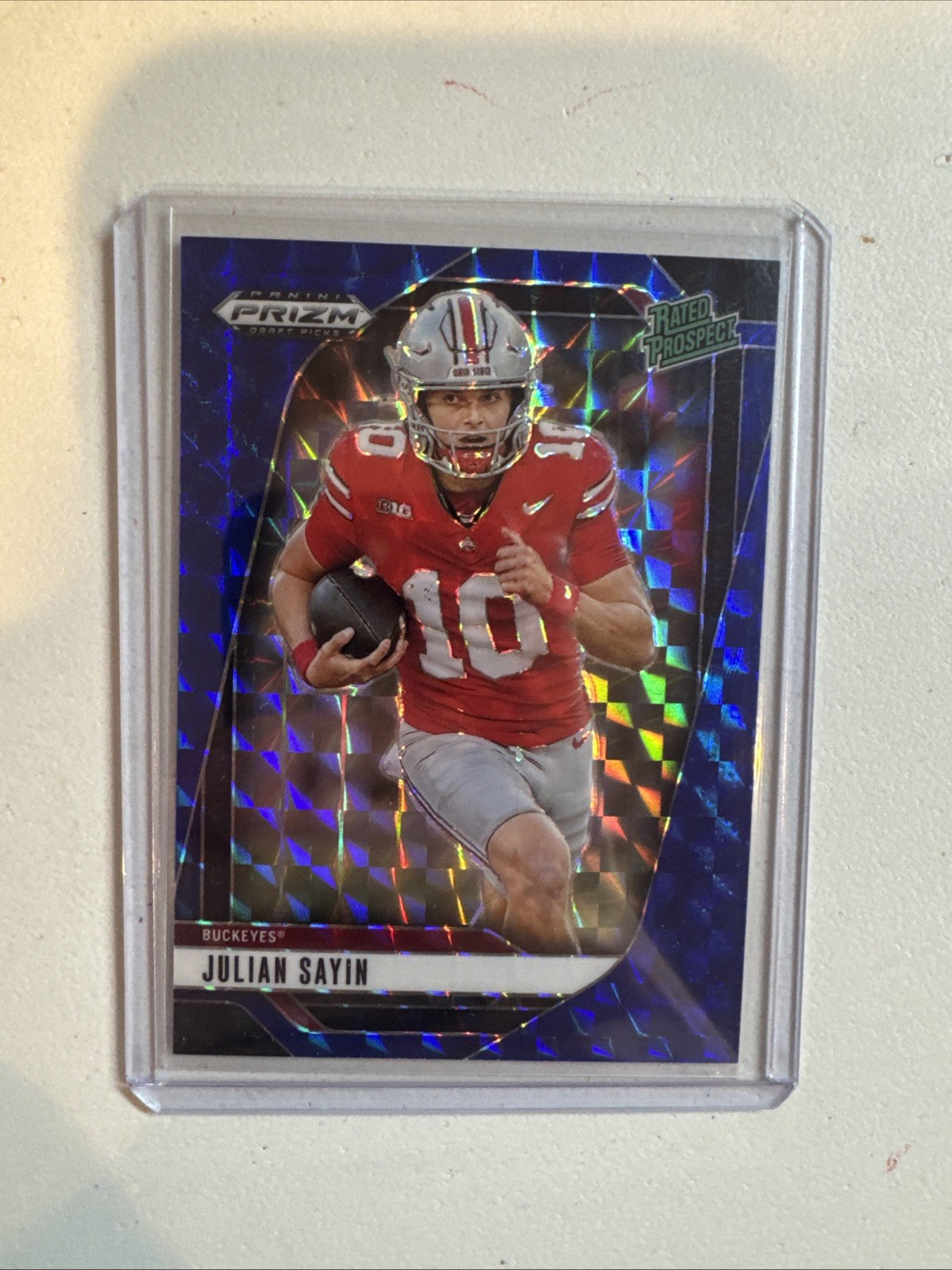 2025 Panini Prizm Draft Picks - Julian Sayin #161 Blue Finite Prizm /89 #6727