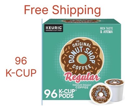 The Original Donut Shop Regular K-Cups Medium Roast Coffee Pods - 96 Ct March 26
