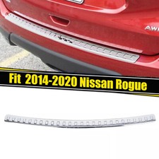 For 2014-2020 Nissan Rogue Chrome Rear Bumper Protector Cover Scratch Exact New