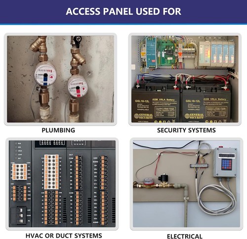Access Panels Spring-Fit 8"x8" (External 10"x10") Square , 1-Pack - Bild 5 von 6