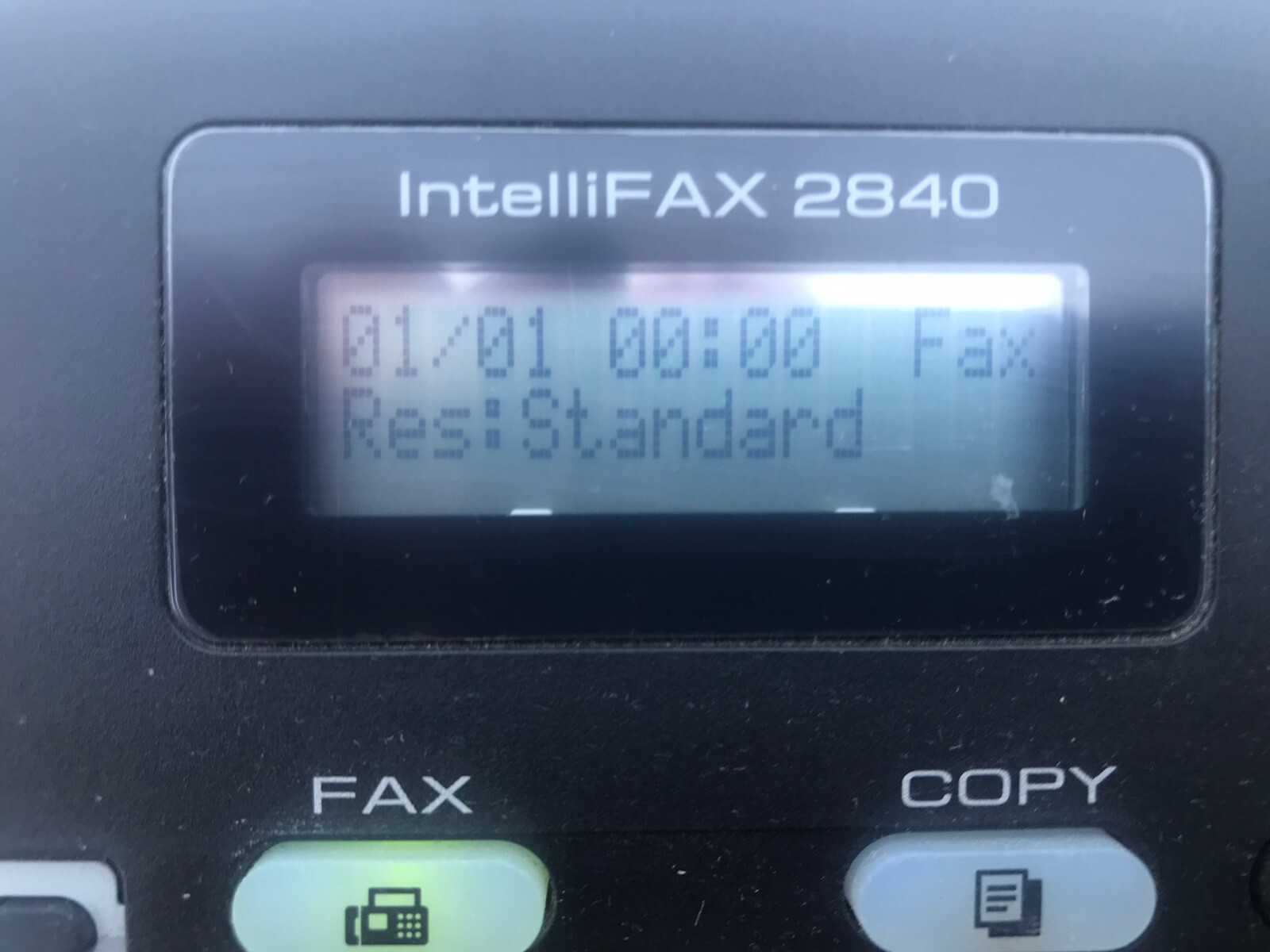 Brother FAX 2840 IntelliFax High Speed Laser FAX Machine W/ Toner Only