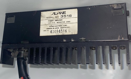 Vintage Alpine 3516 Power Amplifier Component Amp For Ferrari Lamborghini BMW - Picture 3 of 6