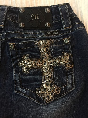Miss Me Signature Skinny Cross Gold 