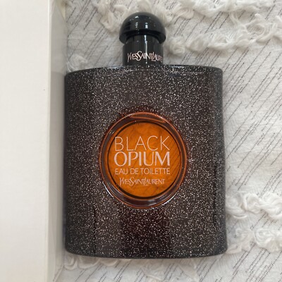 Black Opium by Yves Saint Laurent 3oz 90ML Eau De Toilet - Open
