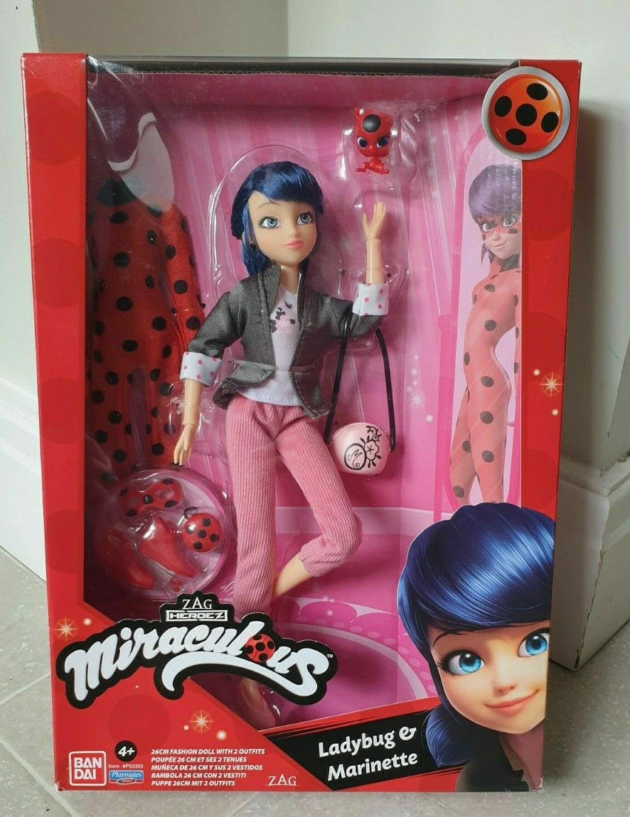 Miraculous - Poupée et ses deux tenues - Ladybug et Marinette