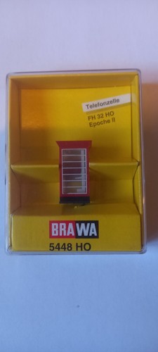 Cabina telefónica Brawa con luces escala 5448 HO OO | Zustand: New