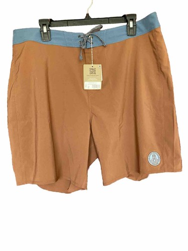 Patagonia Hydro Series Boardshorts Größe 38 orange und blau 18" neu mit Etikett