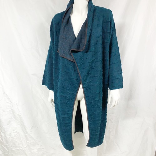 Womens JOSIE NATORI Teal Jacquard Knit 
