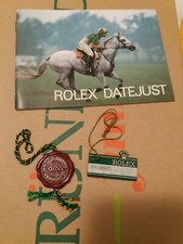 Rolex Rolex Datejust Kit 1987 Italian Original Genuine Booklet Tag Set
