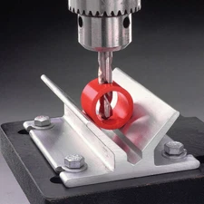 Eastwood Center It Drill Press V Block Tool Heavy Aluminum Round Tubing Handy