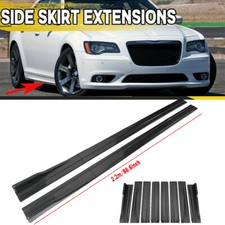 For Chrysler 300 Srt 86.6 Side Skirts Rocker Panel Lip Splitter Carbon Fiber