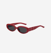 Gentle Monster x Maison Margiela "2025" MM206 Leather Red Gray, 100 Authentic