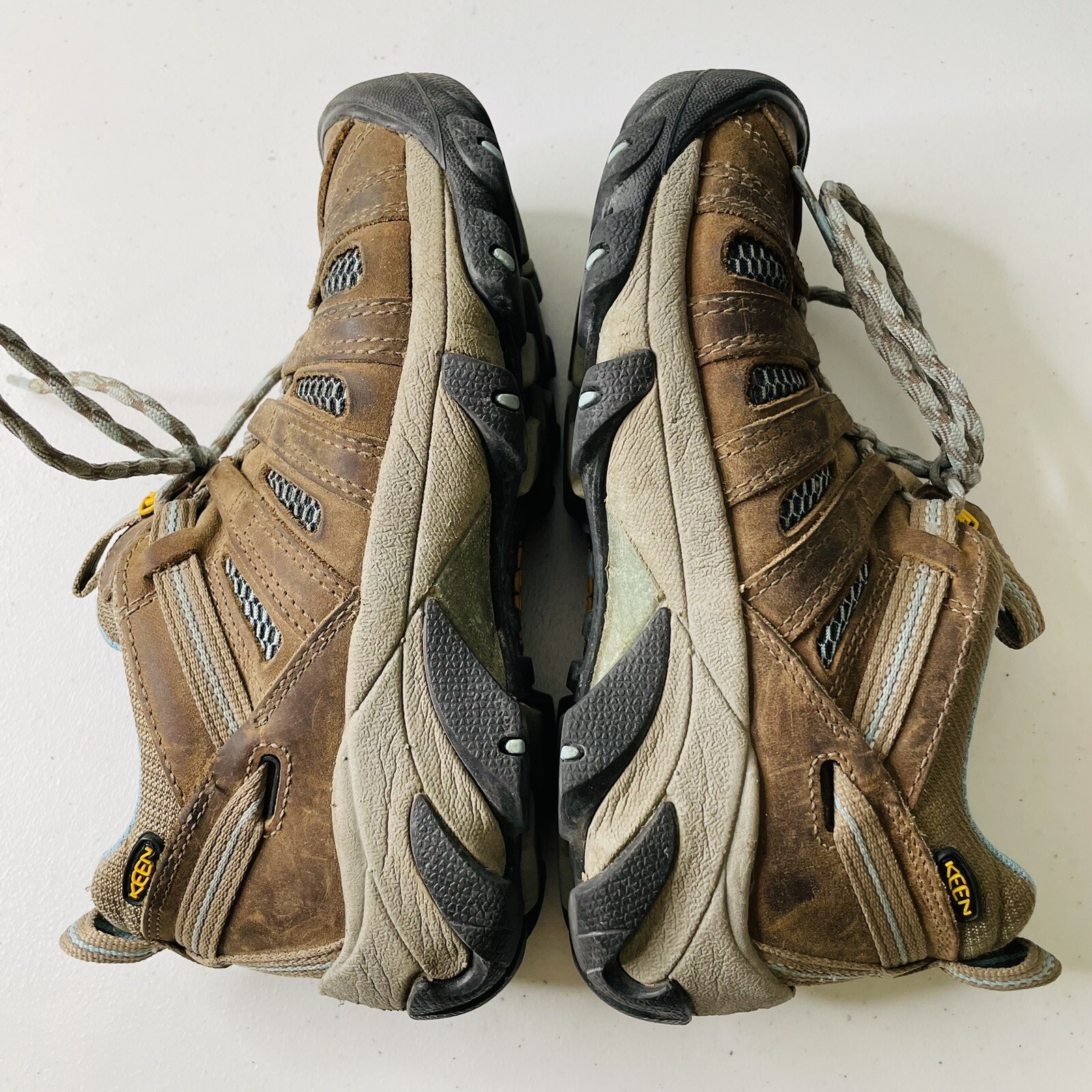 Stivali da trekking Keen donna Voyageur in pelle marrone stringati medi taglia 7 5 Gorpecore